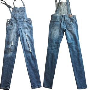 Distressed Overalls by Royal Blue( 3 For $40 Denim Item )